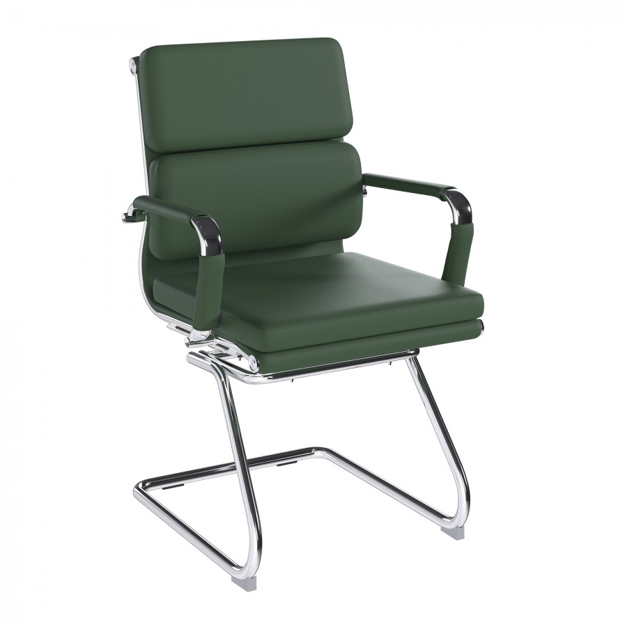 Avanti Medium Back Leather Cantilever Chair